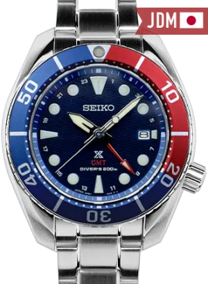 Prospex 200M Sumo Solar Blue/Red GMT Ref. SBPK005