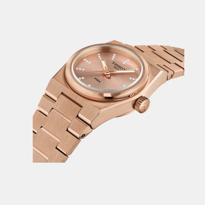 PRX Women Quartz Nude Dial Analog Stainless Steel Watch T1370103350600