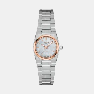 PRX Women Quartz White Mother Of Pearl Dial Analog Stainless Steel Watch T1370102111100