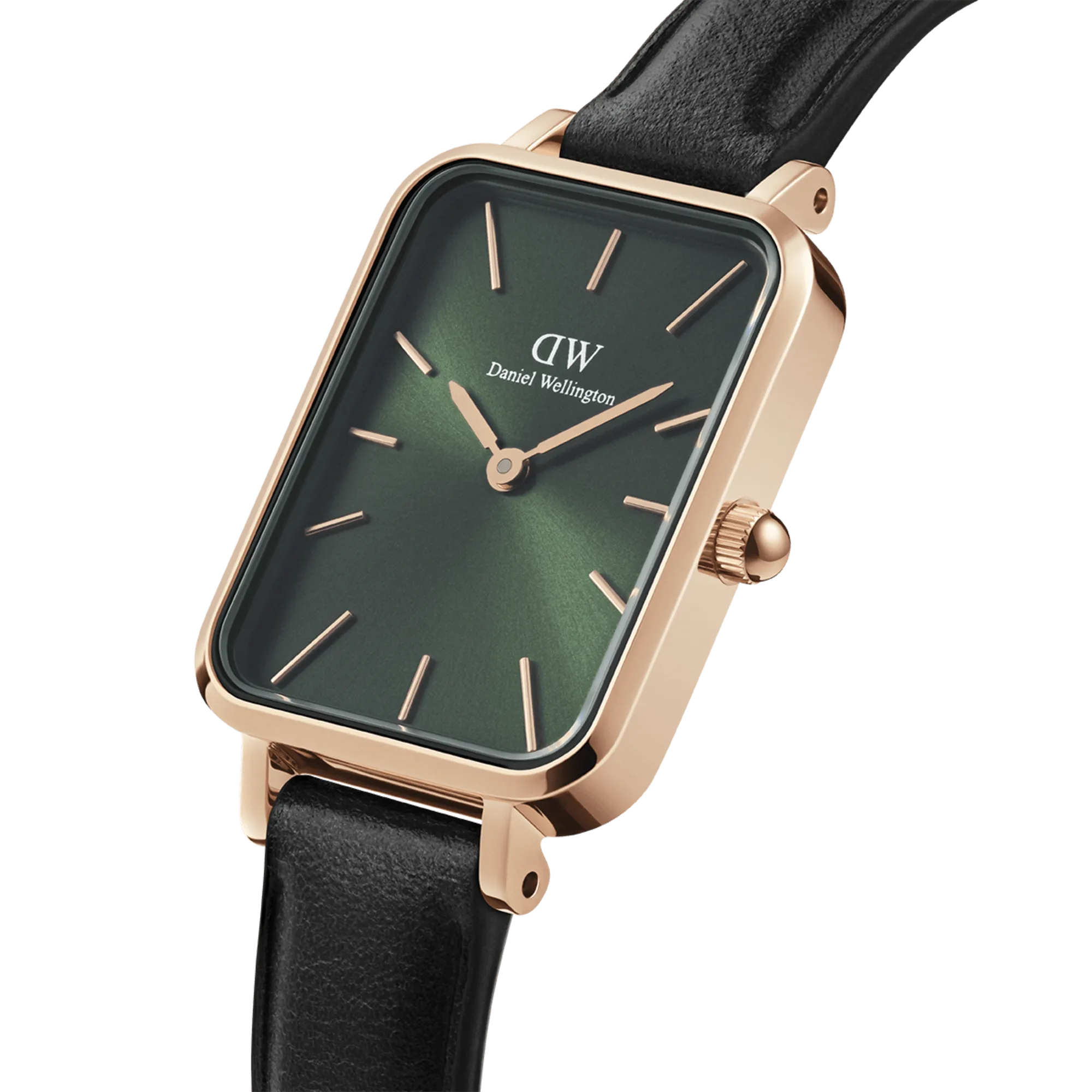 Quadro Pressed Sheffield Emerald Rose Gold