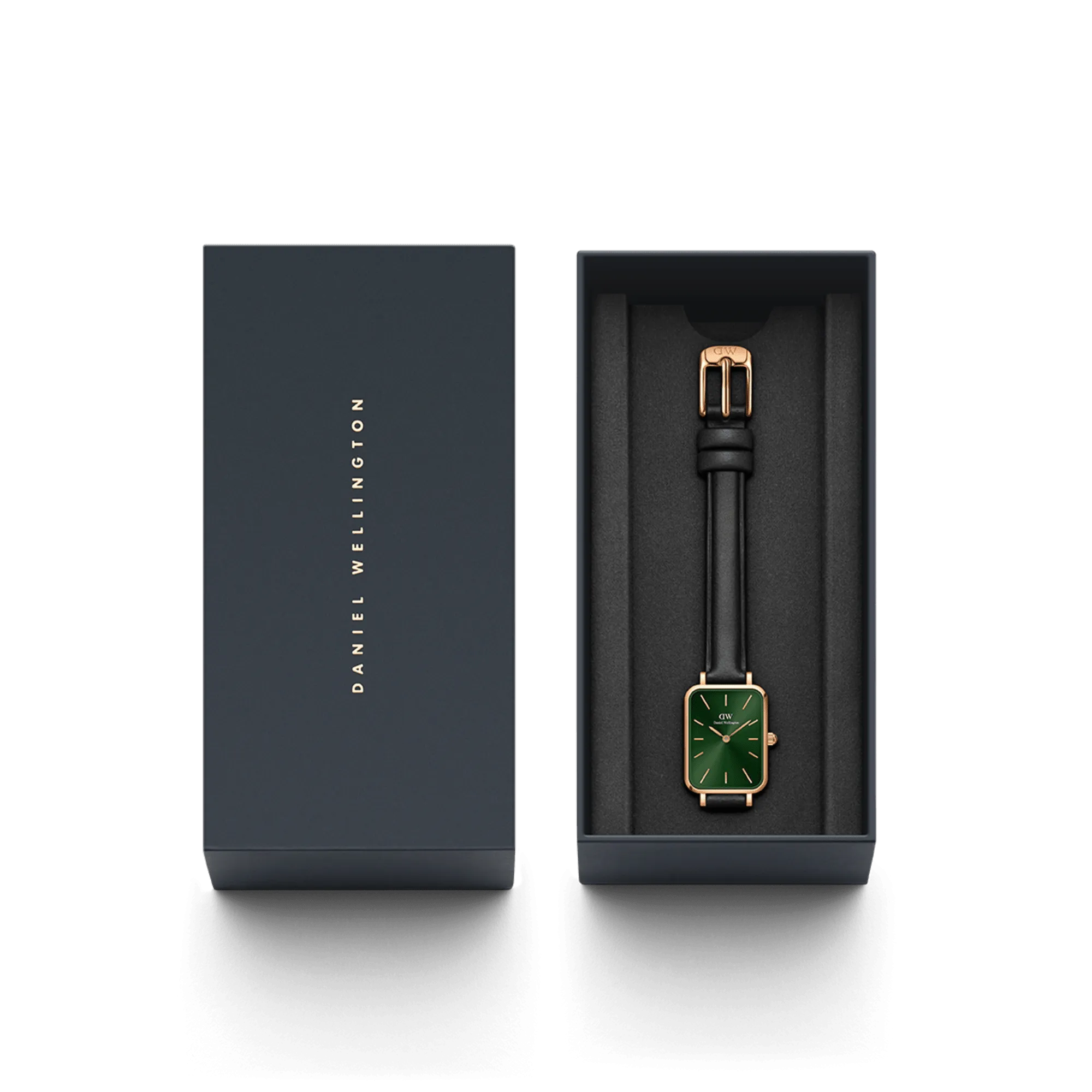 Quadro Pressed Sheffield Emerald Rose Gold