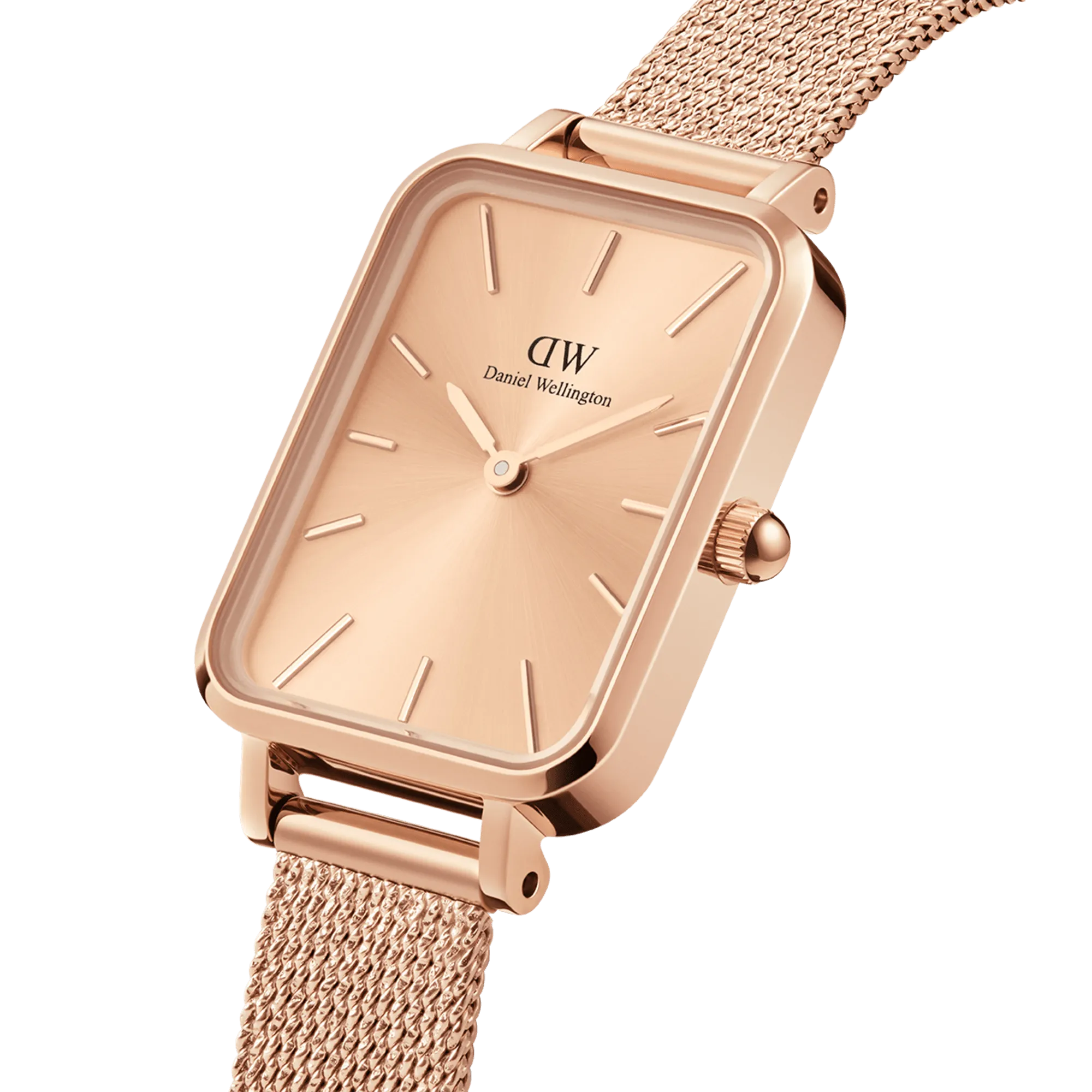 Quadro Pressed Unitone Rose Gold