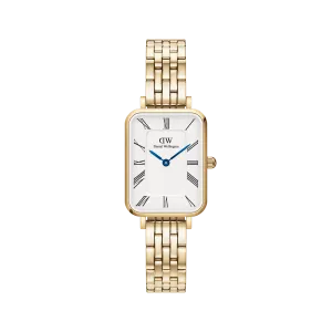 Quadro Roman Numerals 5-Link Gold