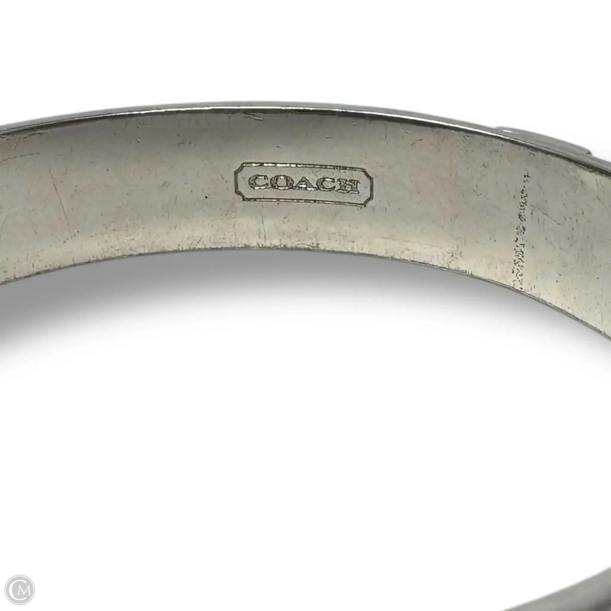 Quilted Signature C Bangle Bracelet Designer By Coach coach