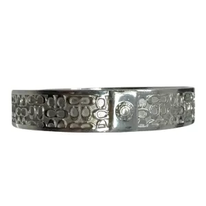 Quilted Signature C Bangle Bracelet Designer By Coach coach