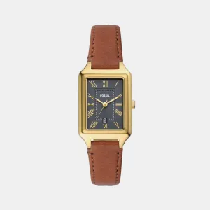 Raquel Women Quartz Grey Dial Analog Leather Watch ES5303