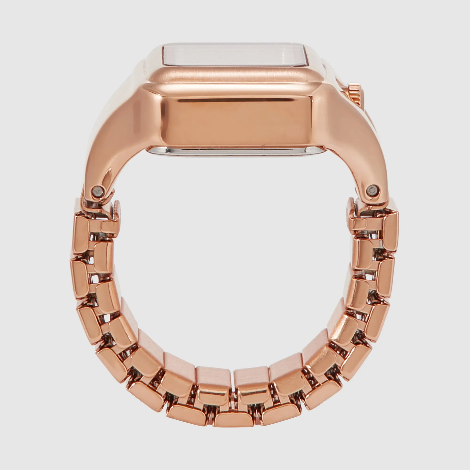 Raquel Women Quartz Rose Gold Dial Ring Analog Stainless Steel Watch ES5345