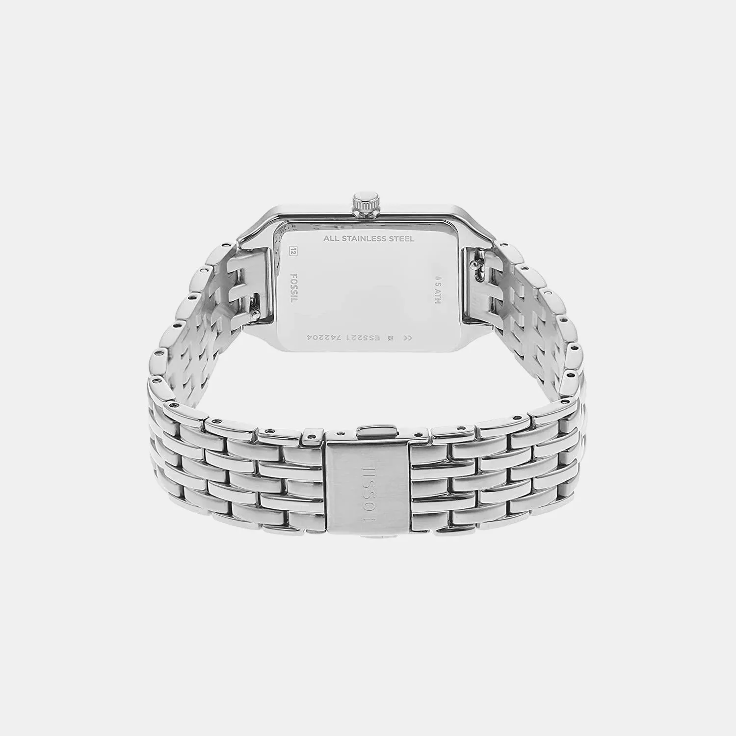 Raquel Women Quartz Silver Dial Analog Stainless Steel Watch ES5221