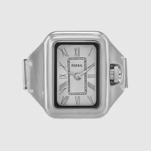 Raquel Women Quartz Silver Dial Ring Stainless Steel Watch ES5344