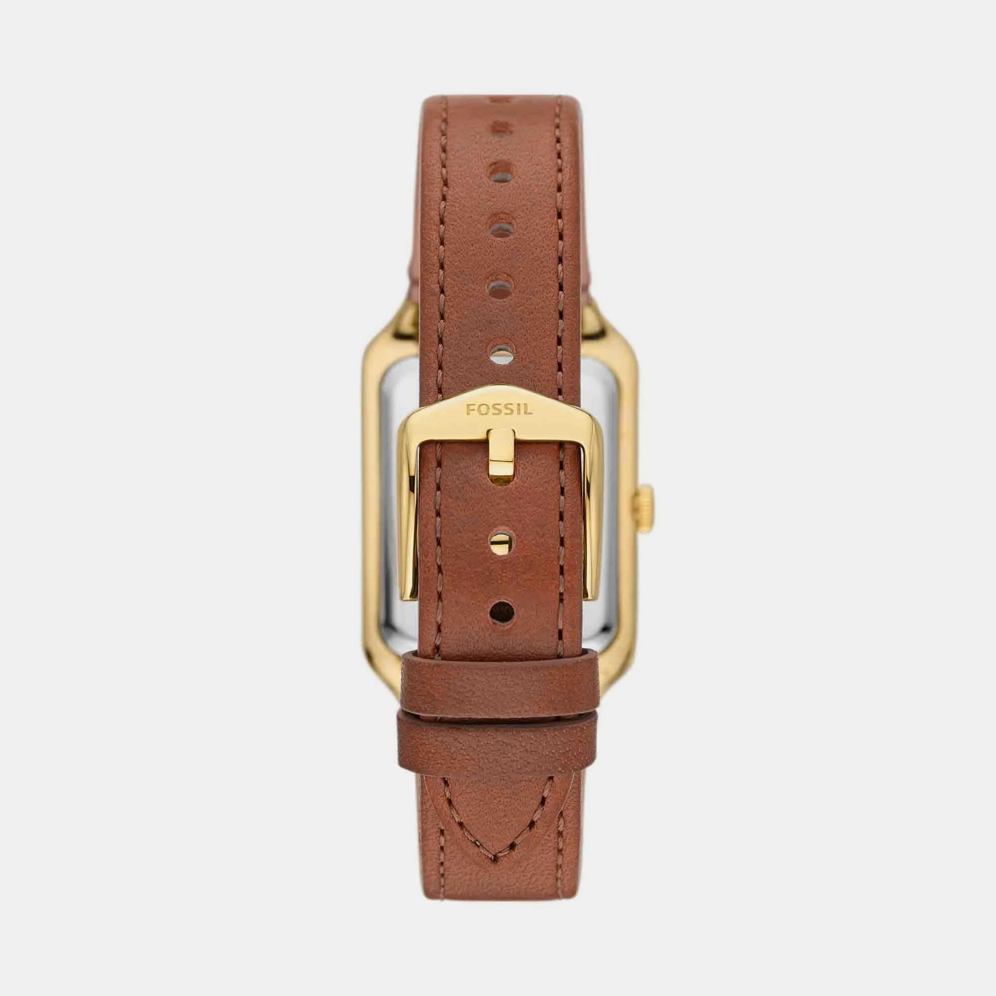 Raquel Women Quartz White Dial Analog Leather Watch ES5307