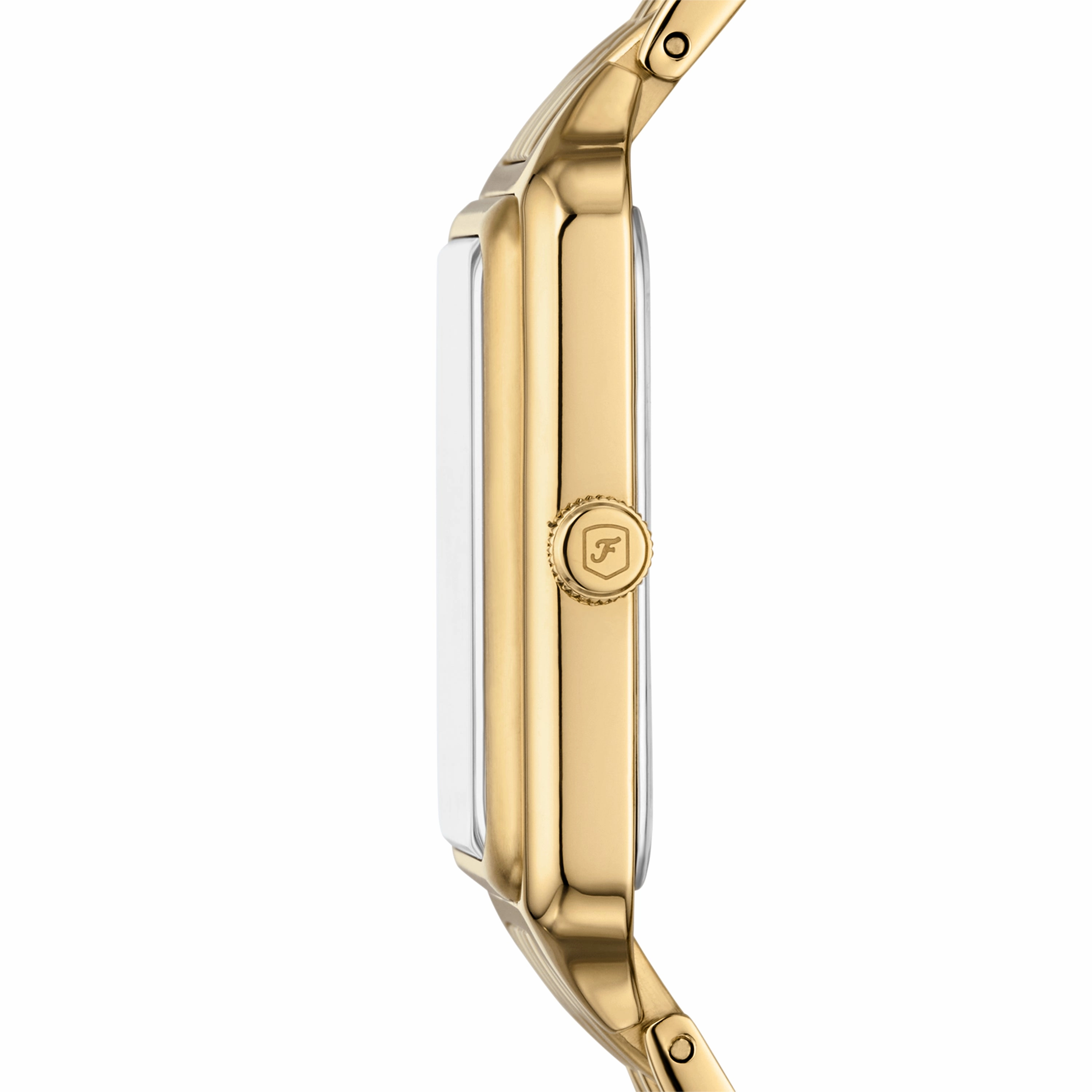 Raquel Three-Hand Date Gold-Tone Stainless Steel Watch