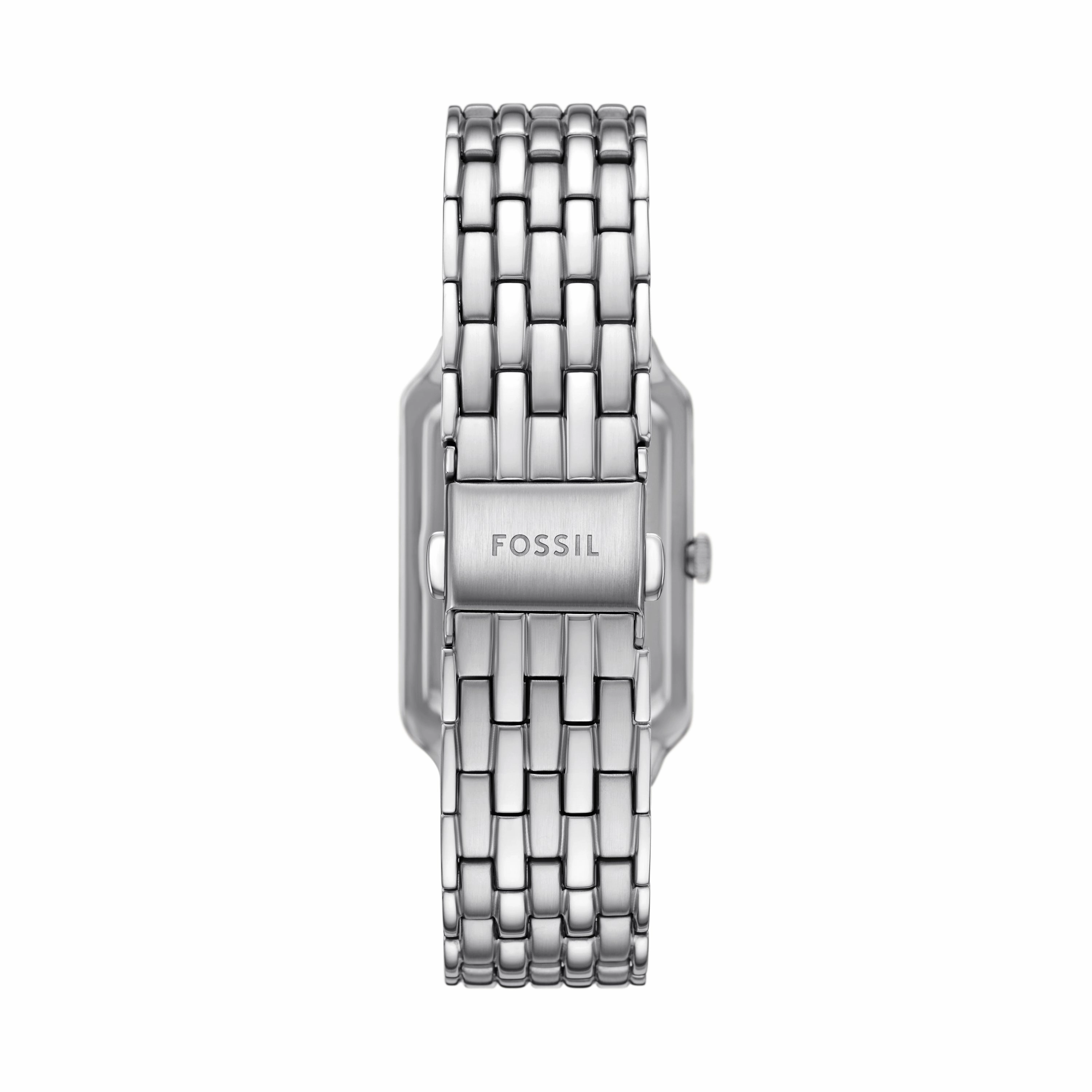 Raquel Three-Hand Date Stainless Steel Watch