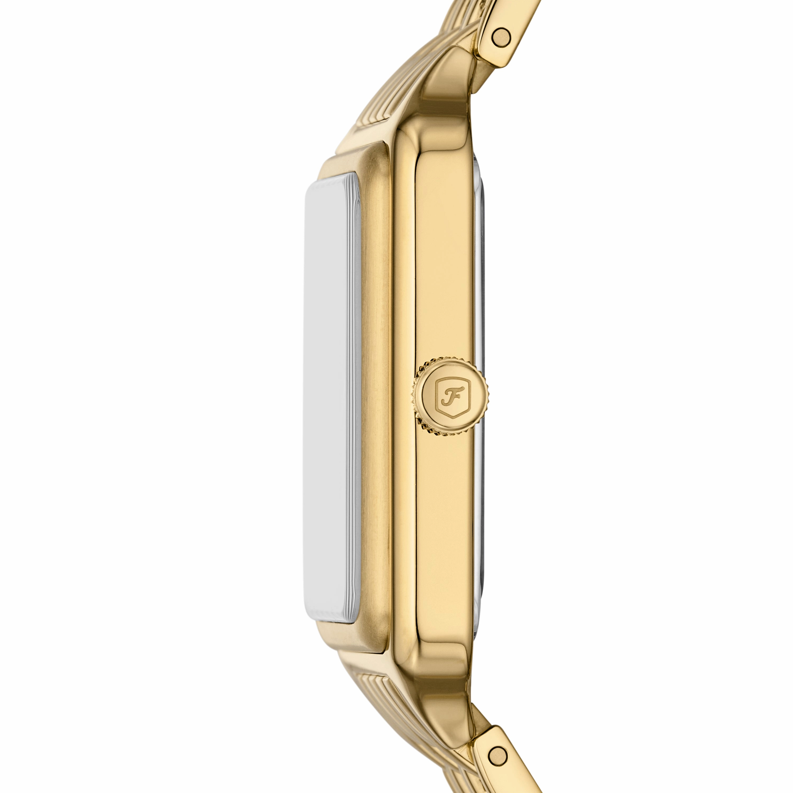 Raquel Three-Hand Date Stainless Steel Watch