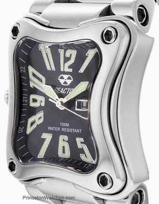 Reactor Flux Ladies' - Black Mother of Pearl  - Stainless Steel - Day/Date