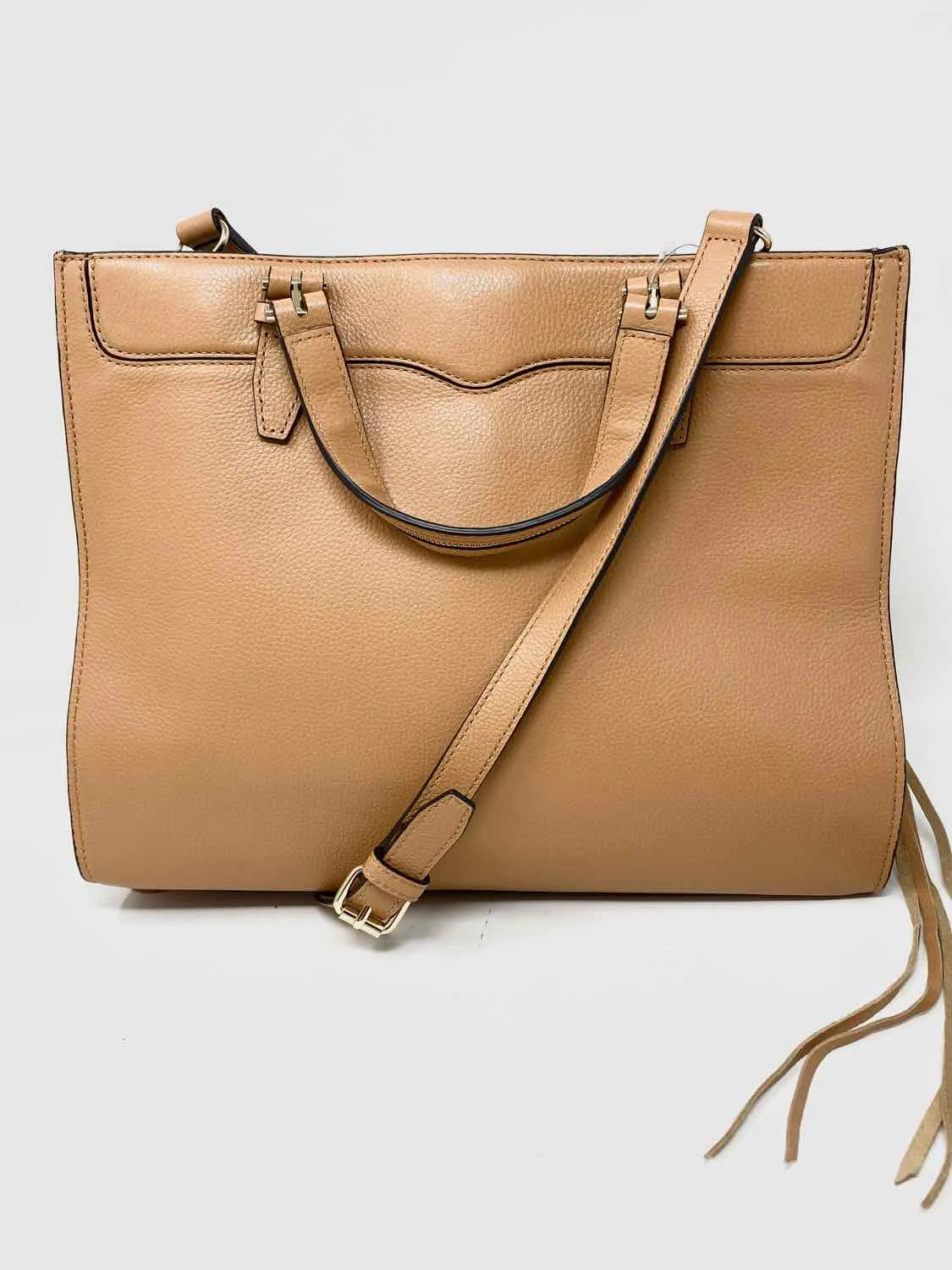 REBECCA MINKOFF Salmon Fringed Tote