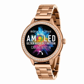 Reflex Active SERIES 41 AMOLED Rose Gold Bracelet Smart Watch RA41-4096