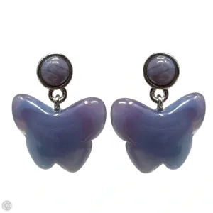 Resin Butterfly Drop Earrings Designer By Coach coach