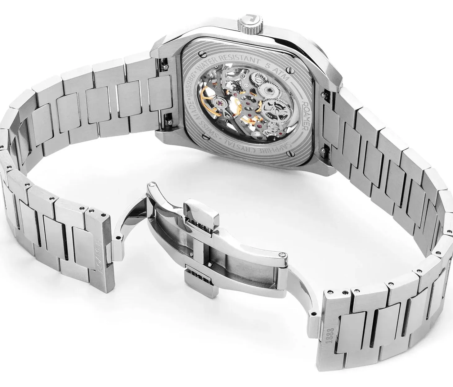Roamer Mechano Black Skeleton Watch