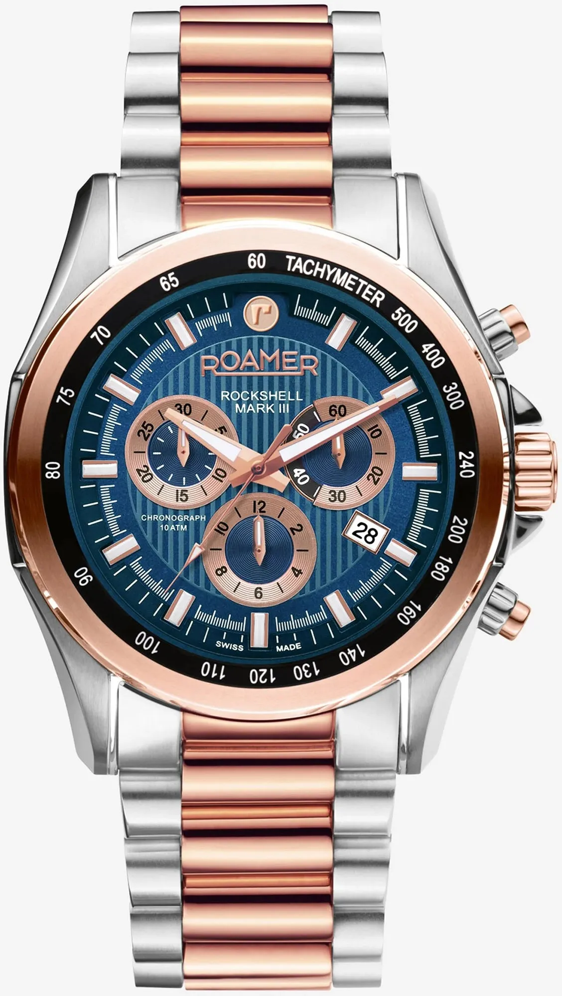 Roamer Rockshell Mark III Chrono Watch