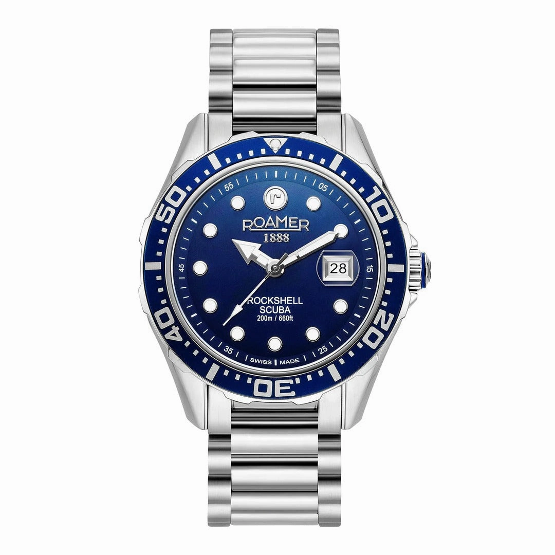Roamer - 220858 41 45 50 - Rockshell Scuba Stainless Steel Bracelet