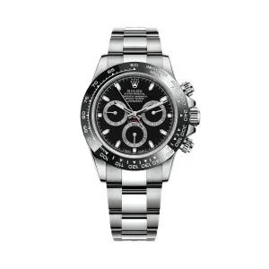 Rolex Cosmograph Daytona 40mm - Ref: 116500ln-0002 - Black Index Dial & Ceramic Bezel, Stainless Steel Oyster Bracelet Men's Watch