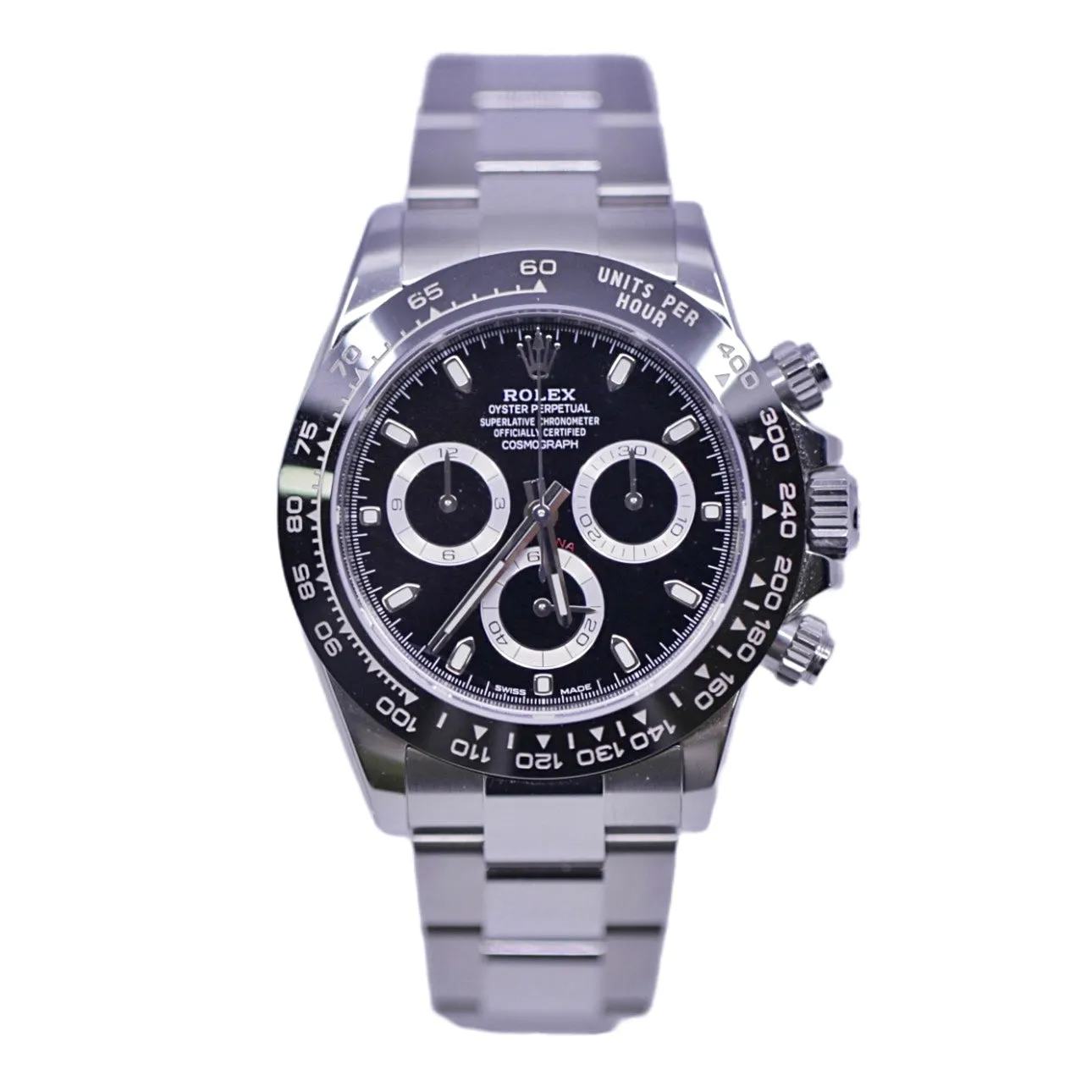 Rolex Cosmograph Daytona 40mm - Ref: 116500ln-0002 - Black Index Dial & Ceramic Bezel, Stainless Steel Oyster Bracelet Men's Watch