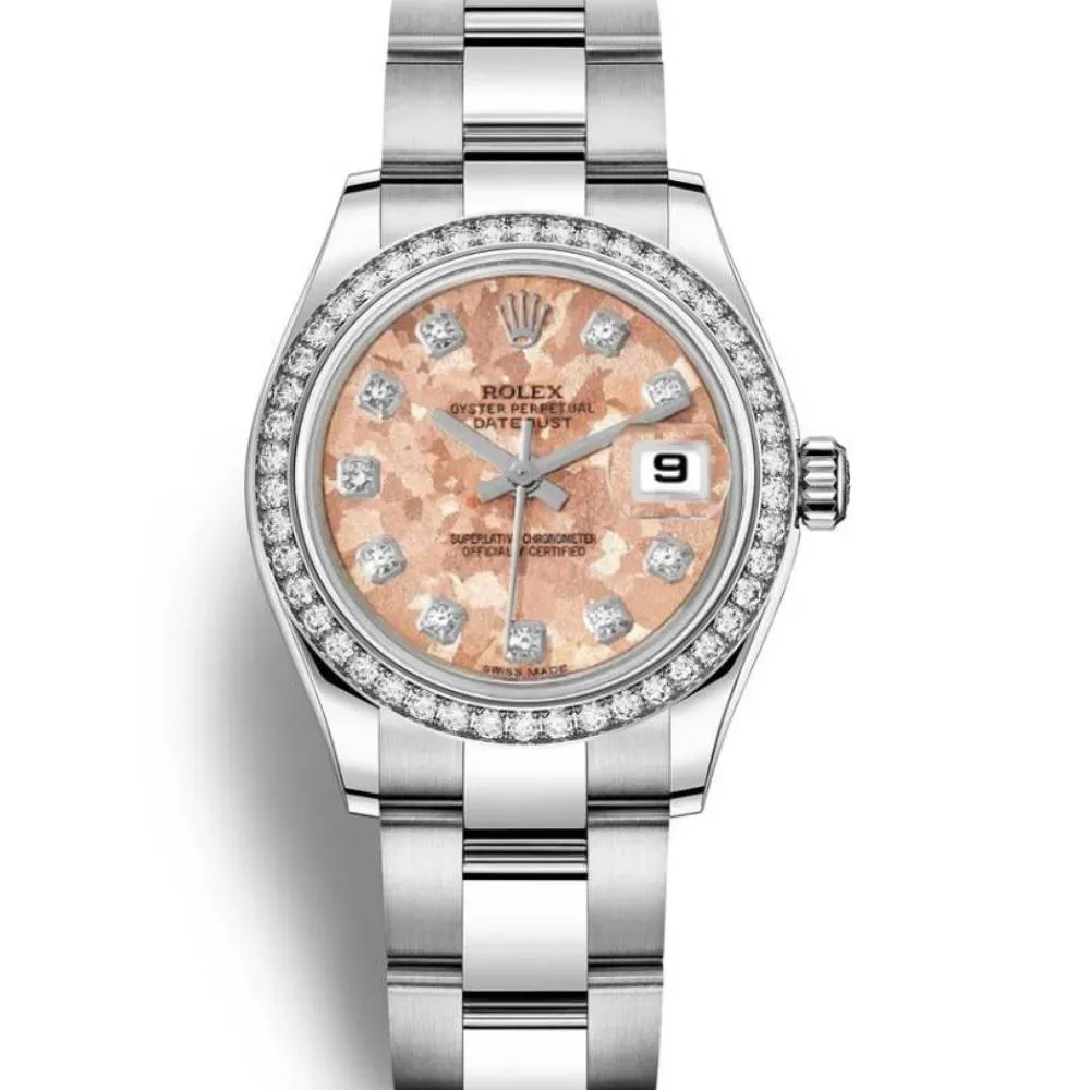 Rolex Datejust 26mm - Ref: 179384 pgcdo - Pink Dial, Stainless Steel Oyster Bracelet Women's Watch