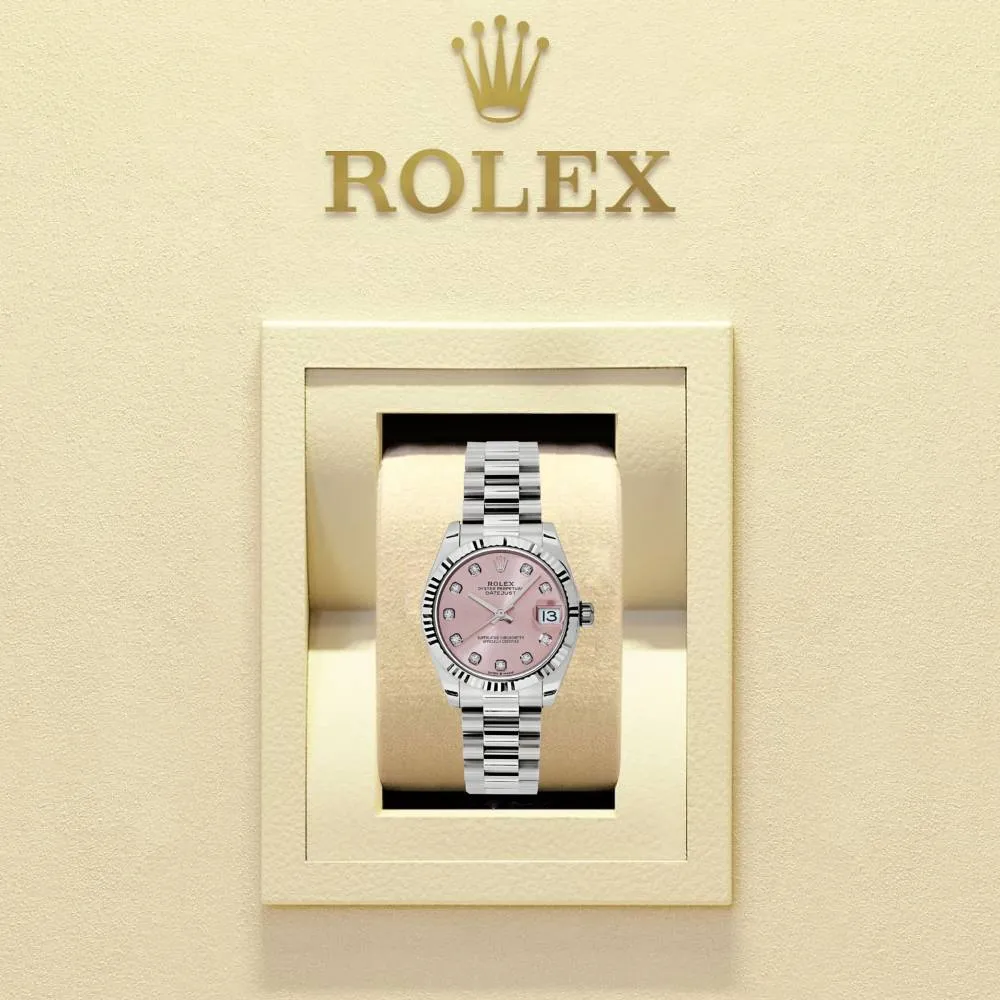 Rolex Datejust 31mm - Ref: 178279 pdp - Pink Dial, 18K White Gold President Bracelet Women's Watch