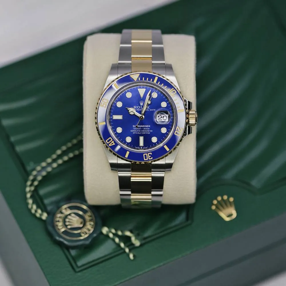 Rolex Submariner Date 41mm - Ref: 126613lb-0002 - Blue Dial, Two Tone Stainless Steel & 18K Yellow Gold Oyster Bracelet Watch