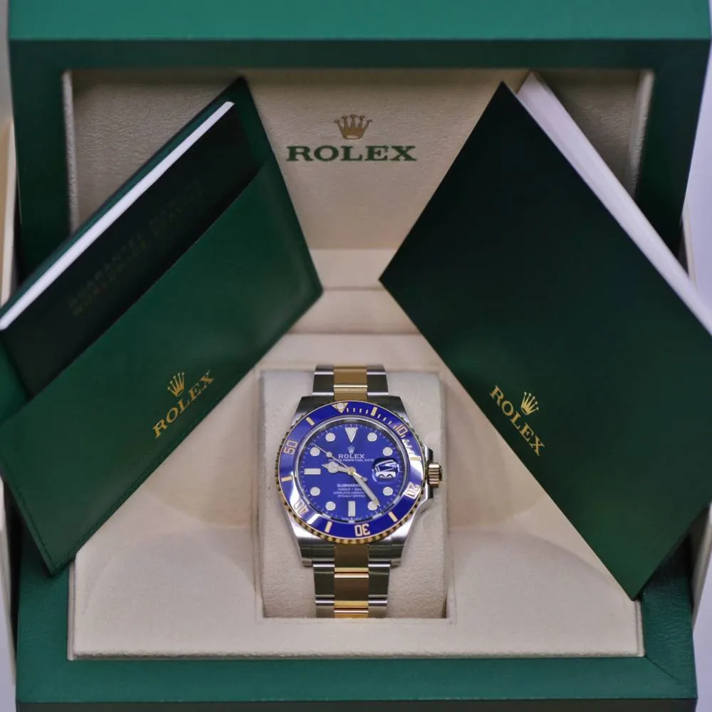 Rolex Submariner Date 41mm - Ref: 126613lb-0002 - Blue Dial, Two Tone Stainless Steel & 18K Yellow Gold Oyster Bracelet Watch