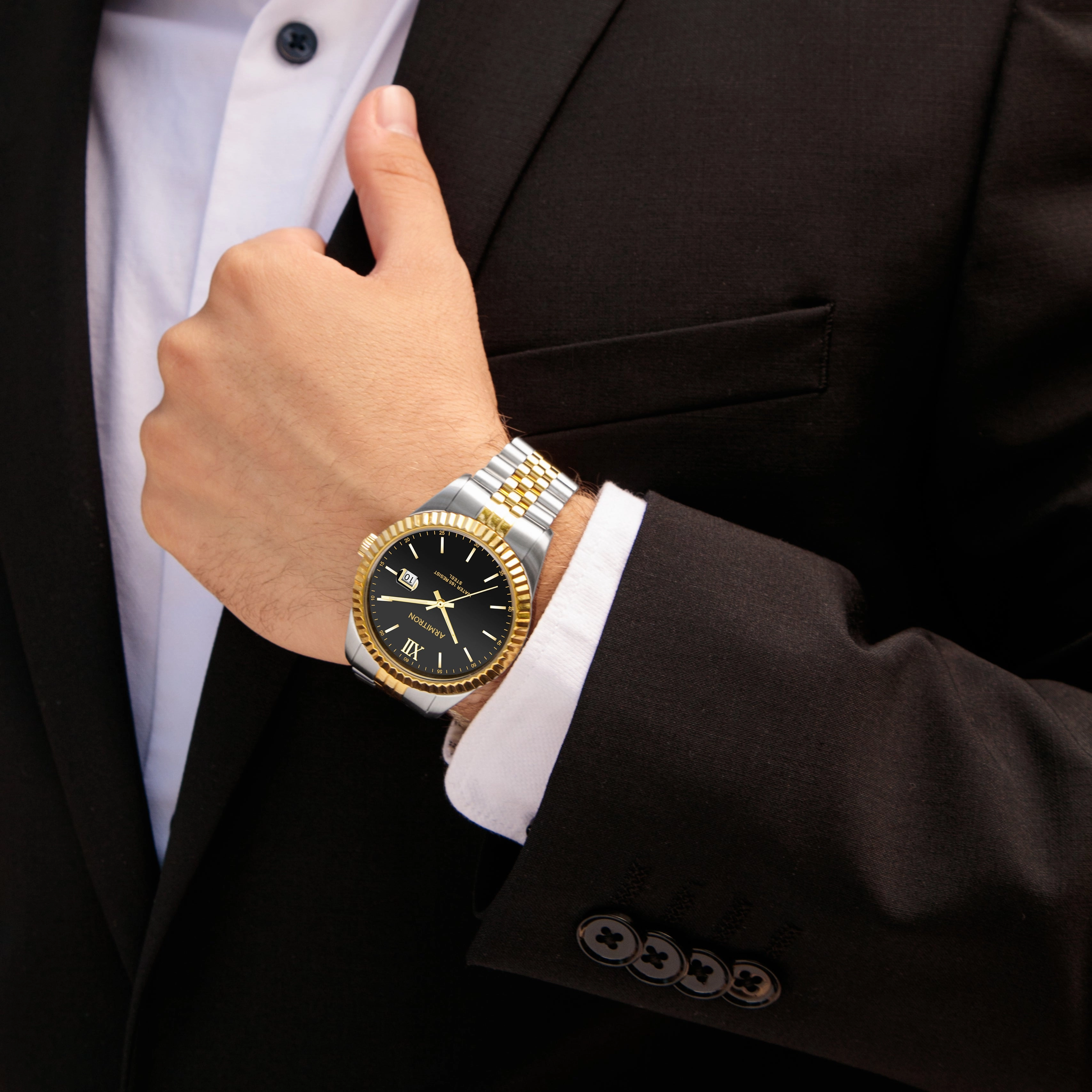 Ross? | 40mm, Gold/Silver