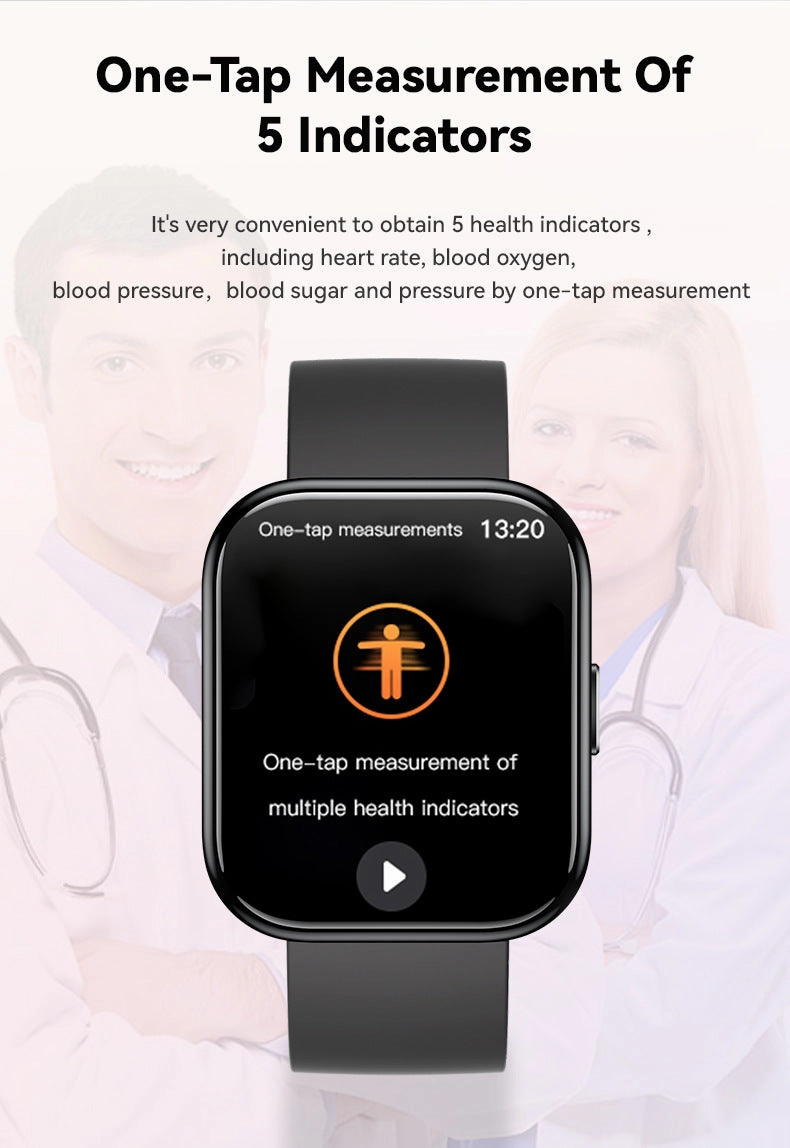 Runmefit GTS6 smart watch blood pressure measuring