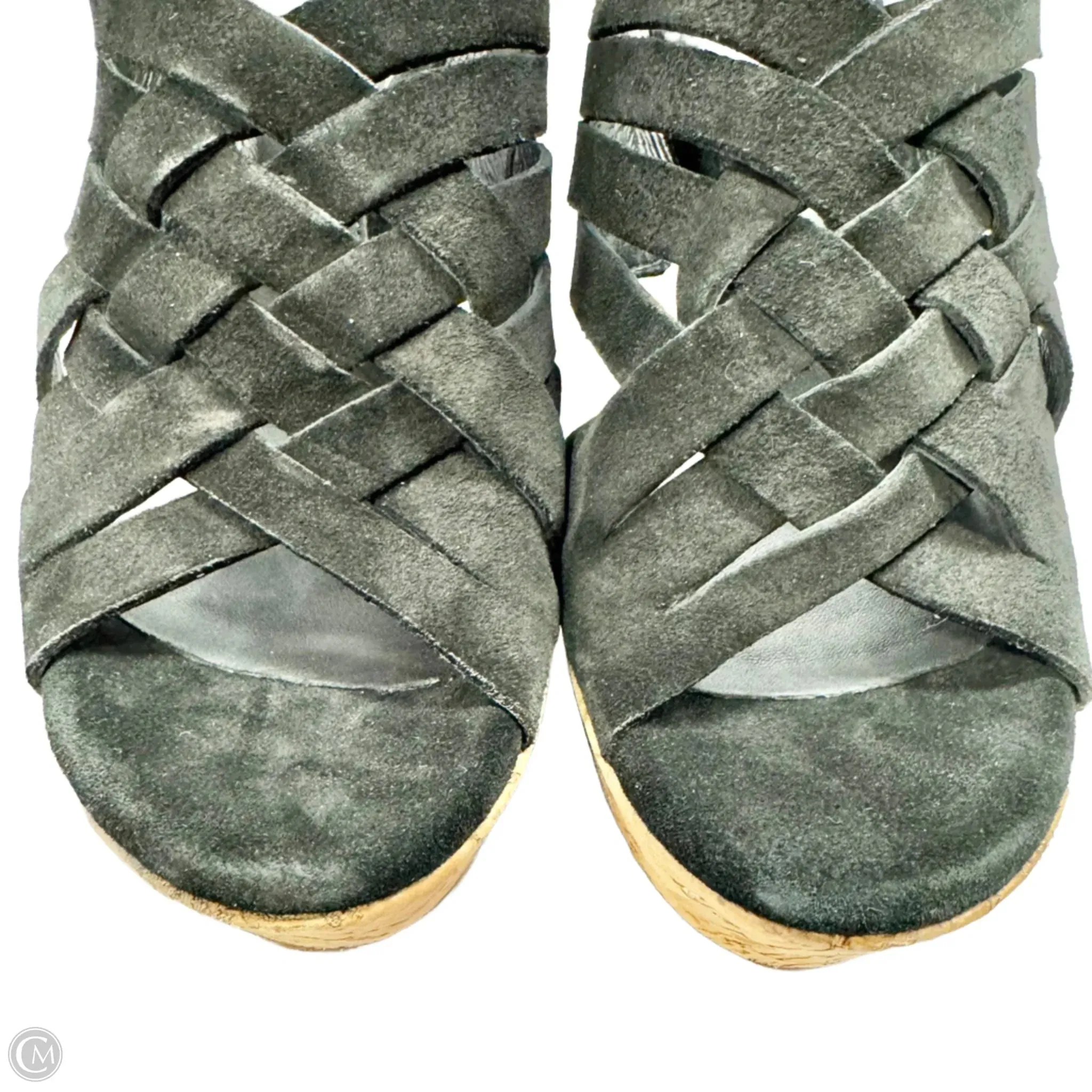 Sandals Designer By Ugg In Black, Size: 10