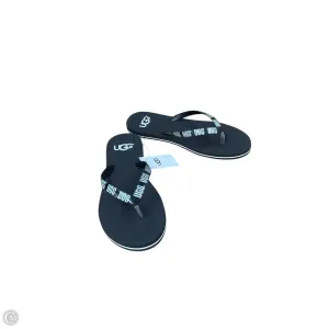 Sandals Designer By Ugg In Black, Size: 9