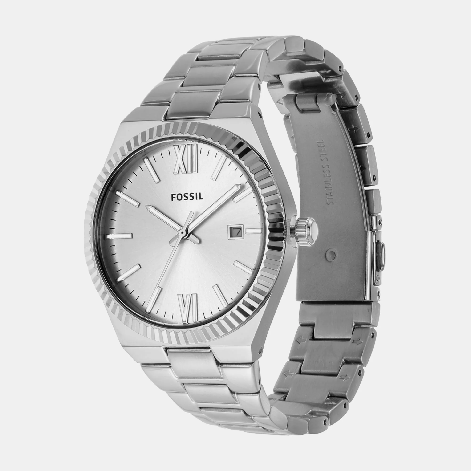 Scarlette Women Quartz Silver Dial Analog Stainless Steel Watch ES5300
