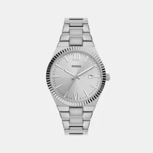 Scarlette Women Quartz Silver Dial Analog Stainless Steel Watch ES5300