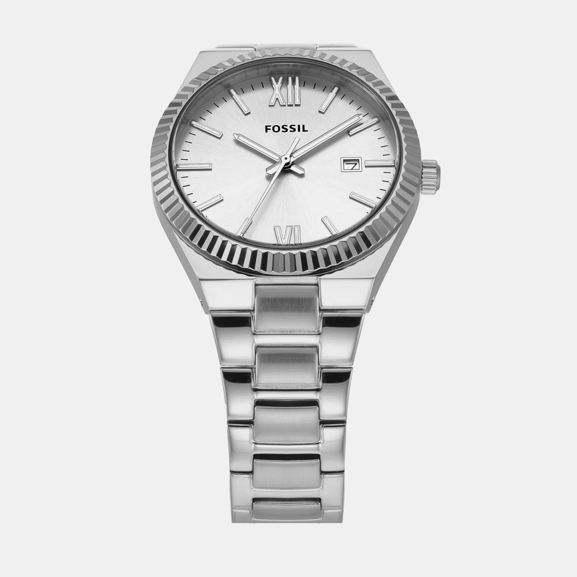 Scarlette Women Quartz Silver Dial Analog Stainless Steel Watch ES5300
