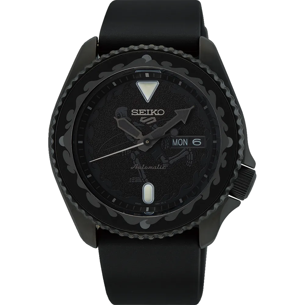 Seiko 5 Kentaro Yoshida Limited Edition Time Goes by Forever All Black SRPL25K