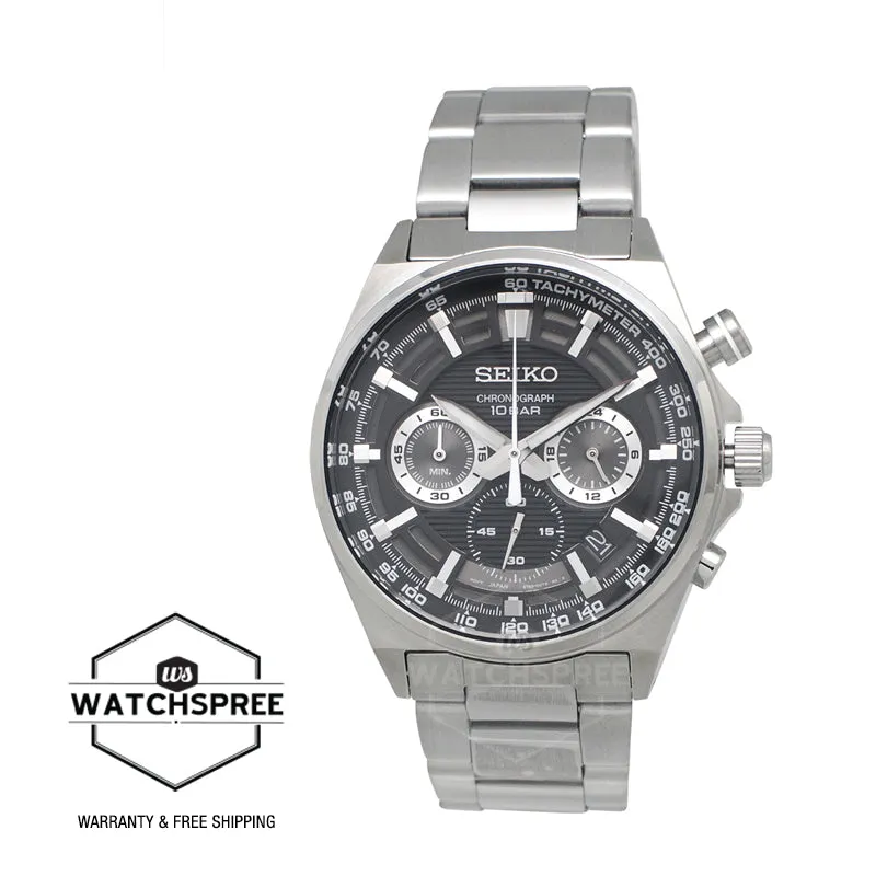 Seiko Chronograph Quartz Stainless Steel Band Watch SSB397P1