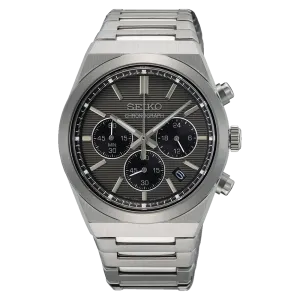 Seiko Conceptual Series Black Dial Stainless Steel Watch SSB455P