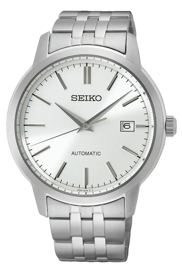 Seiko Essentials Automatic 100M Silver Dial Mens Watch SRPH85K