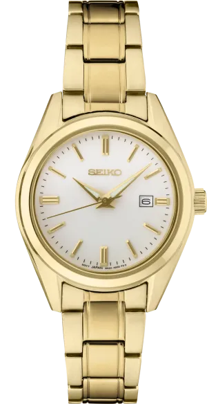 Seiko Essentials Gold Womens Watch SUR632