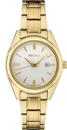 Seiko Essentials Gold Womens Watch SUR632