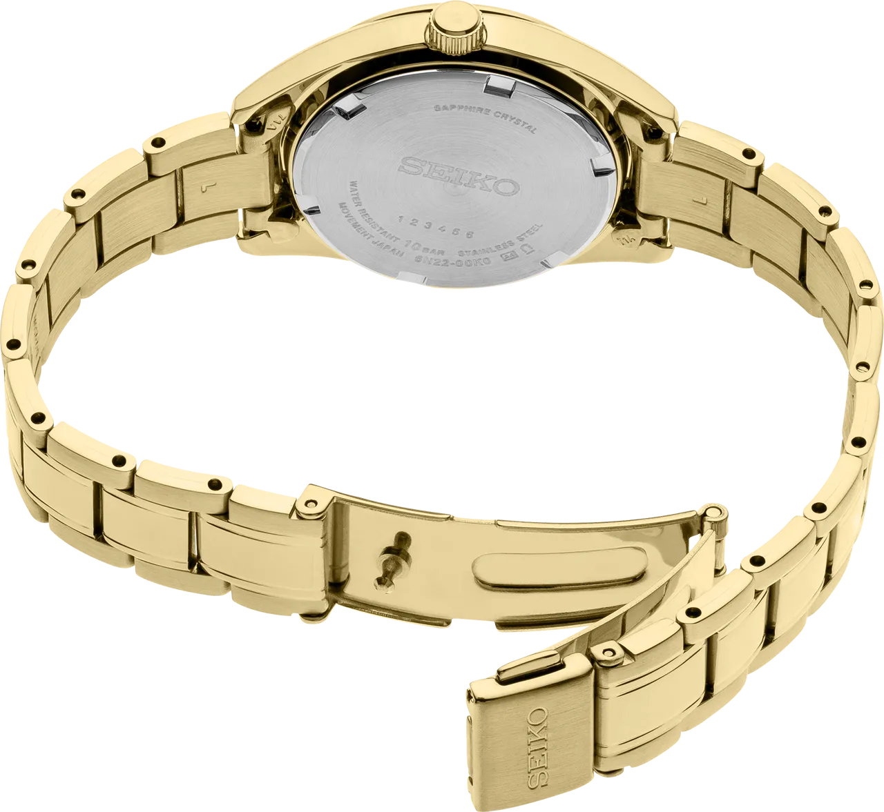 Seiko Essentials Gold Womens Watch SUR632