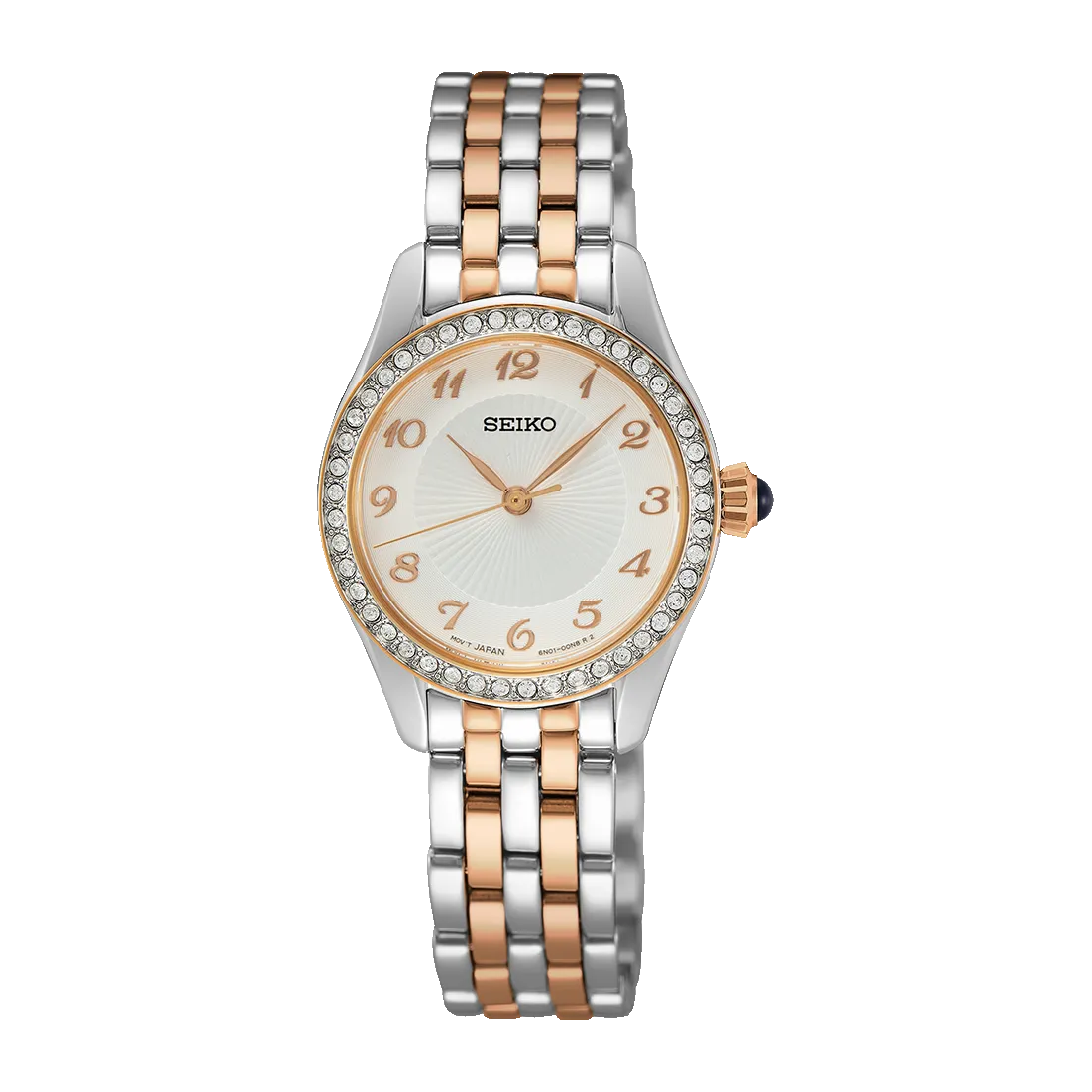 Seiko Ladies Daywear Two Tone Watch SUR386P