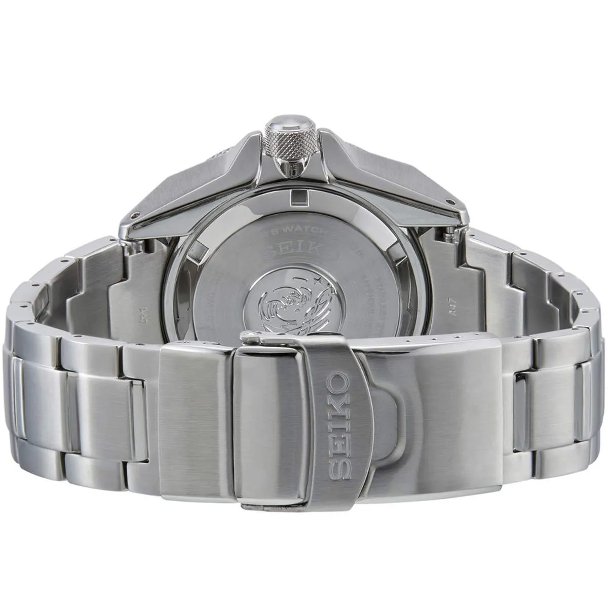 Seiko Men's Automatic Watch - Prospex Save the Ocean Blue Dial SS Bracelet | SRPE33K1