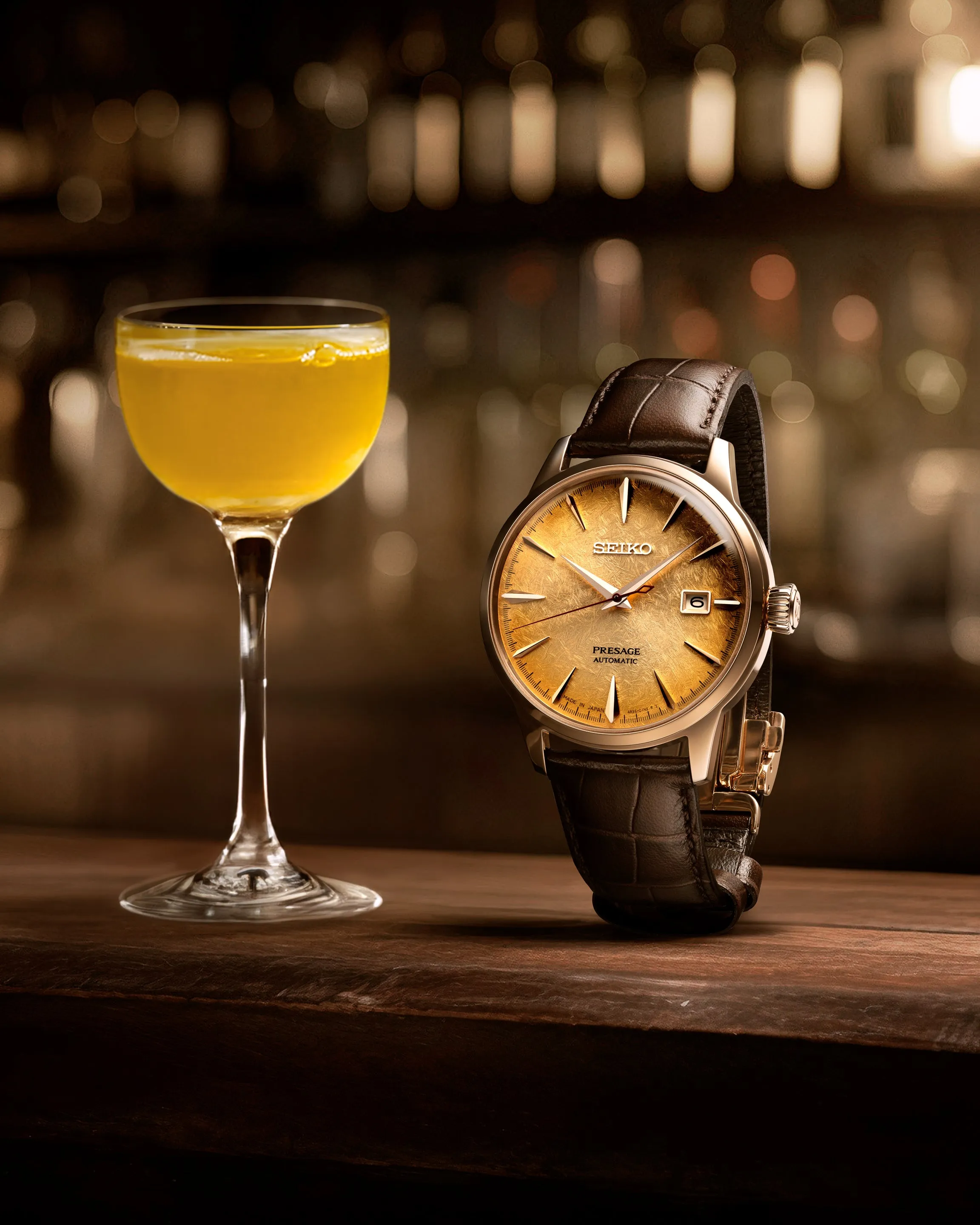 Seiko Presage Cocktail Irori Moments LARKs Tasmanian Peated Whisky Limited Edition SRPK50J