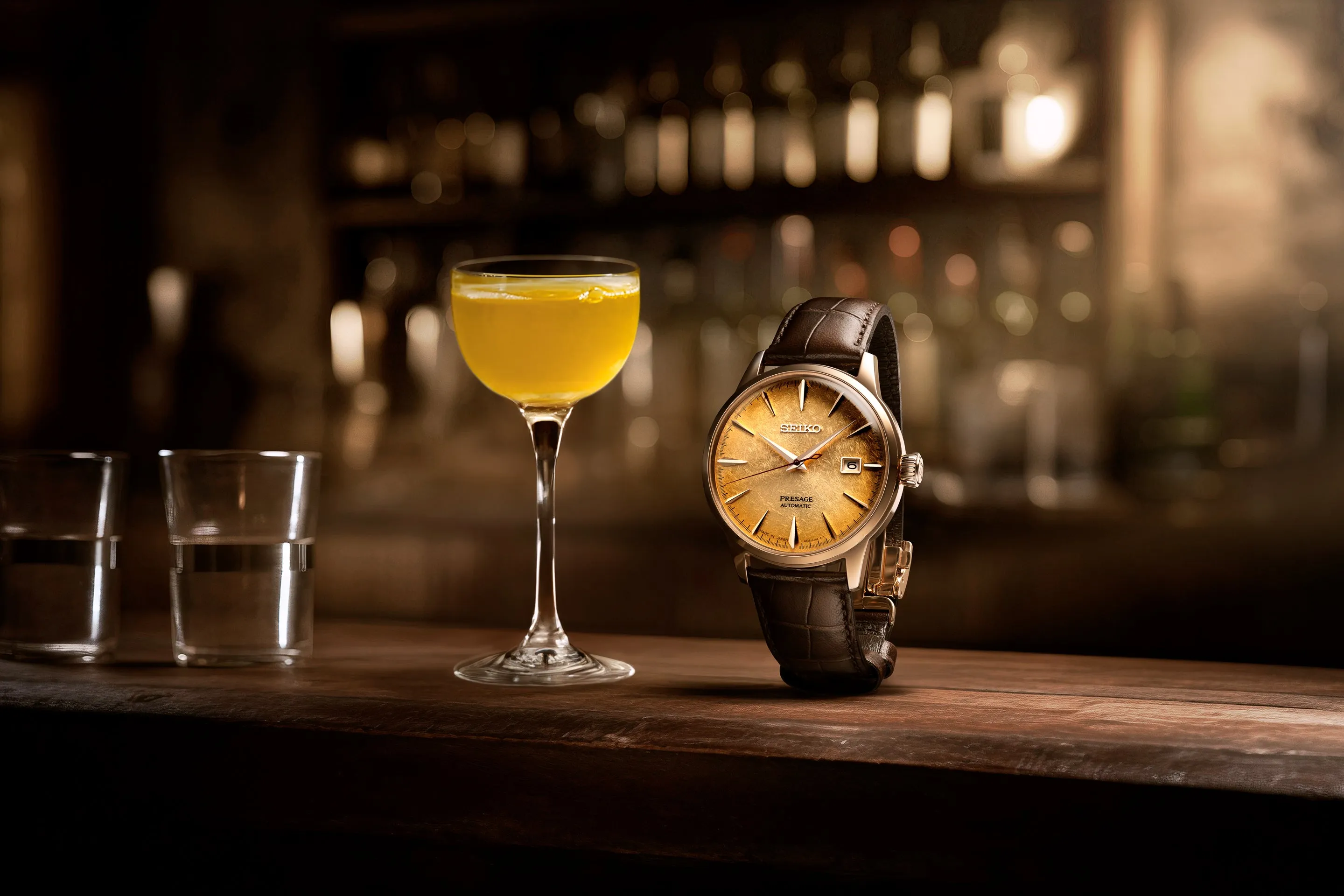 Seiko Presage Cocktail Irori Moments LARKs Tasmanian Peated Whisky Limited Edition SRPK50J