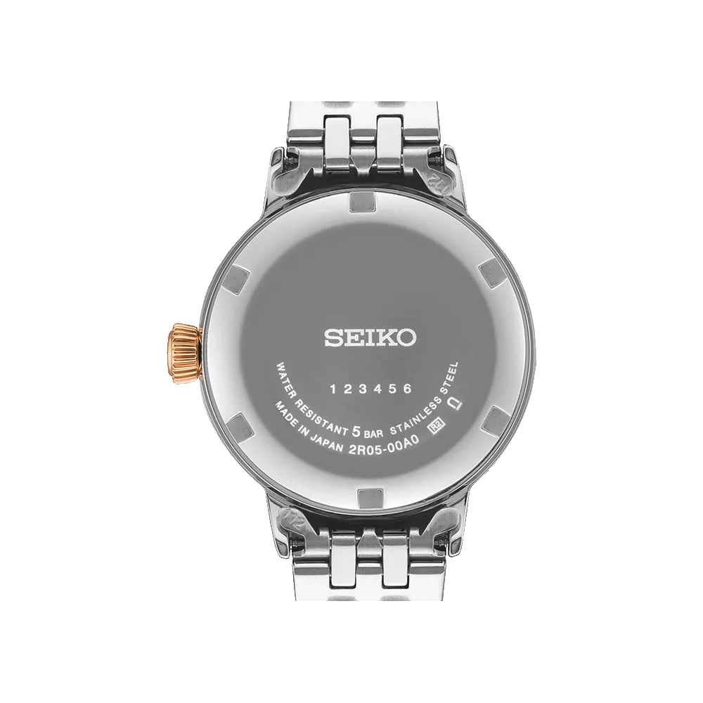 Seiko Presage Elegant Automatic Watch with Diamonds SRE009J