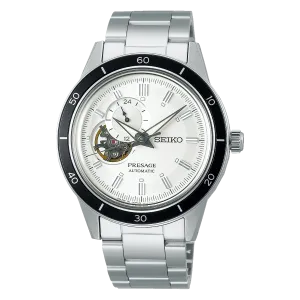 Seiko Presage Style 60's Automatic White Dial Watch SSA423J